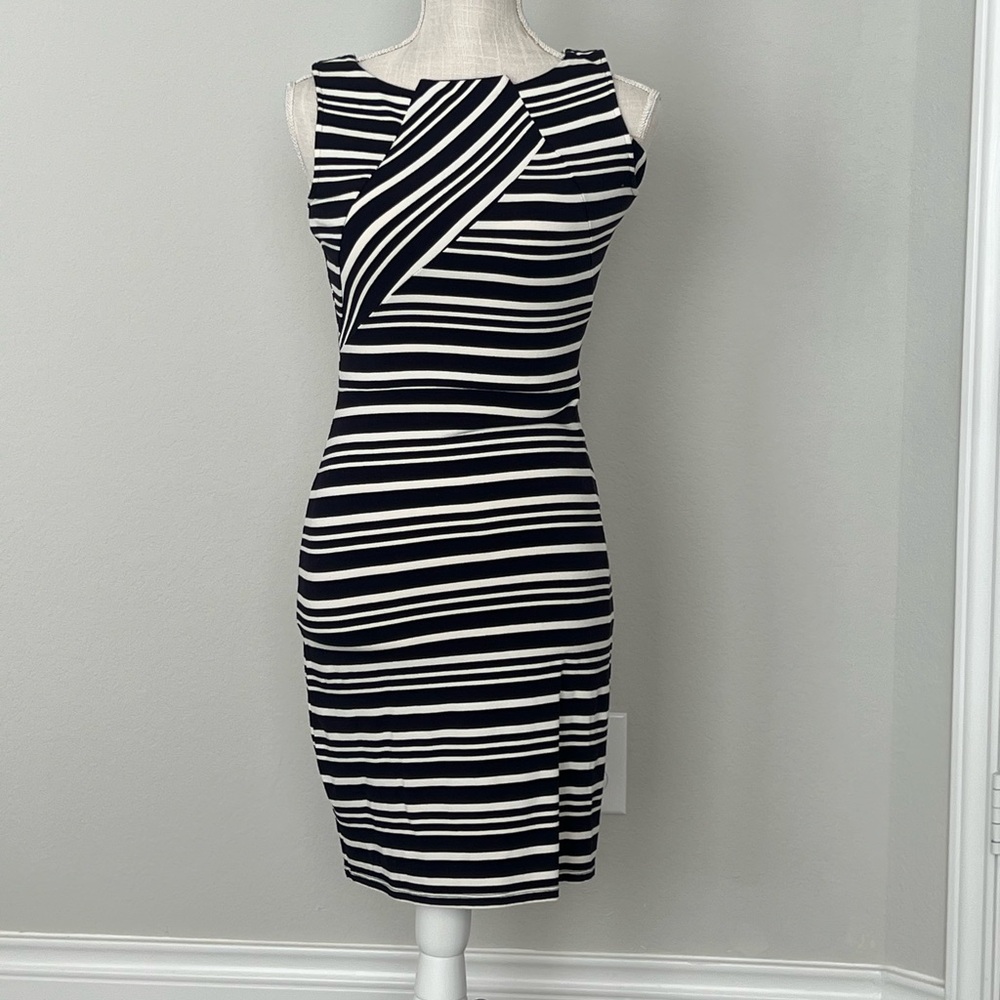 Cremieux Sleeveless Shift Dress features a classic design.